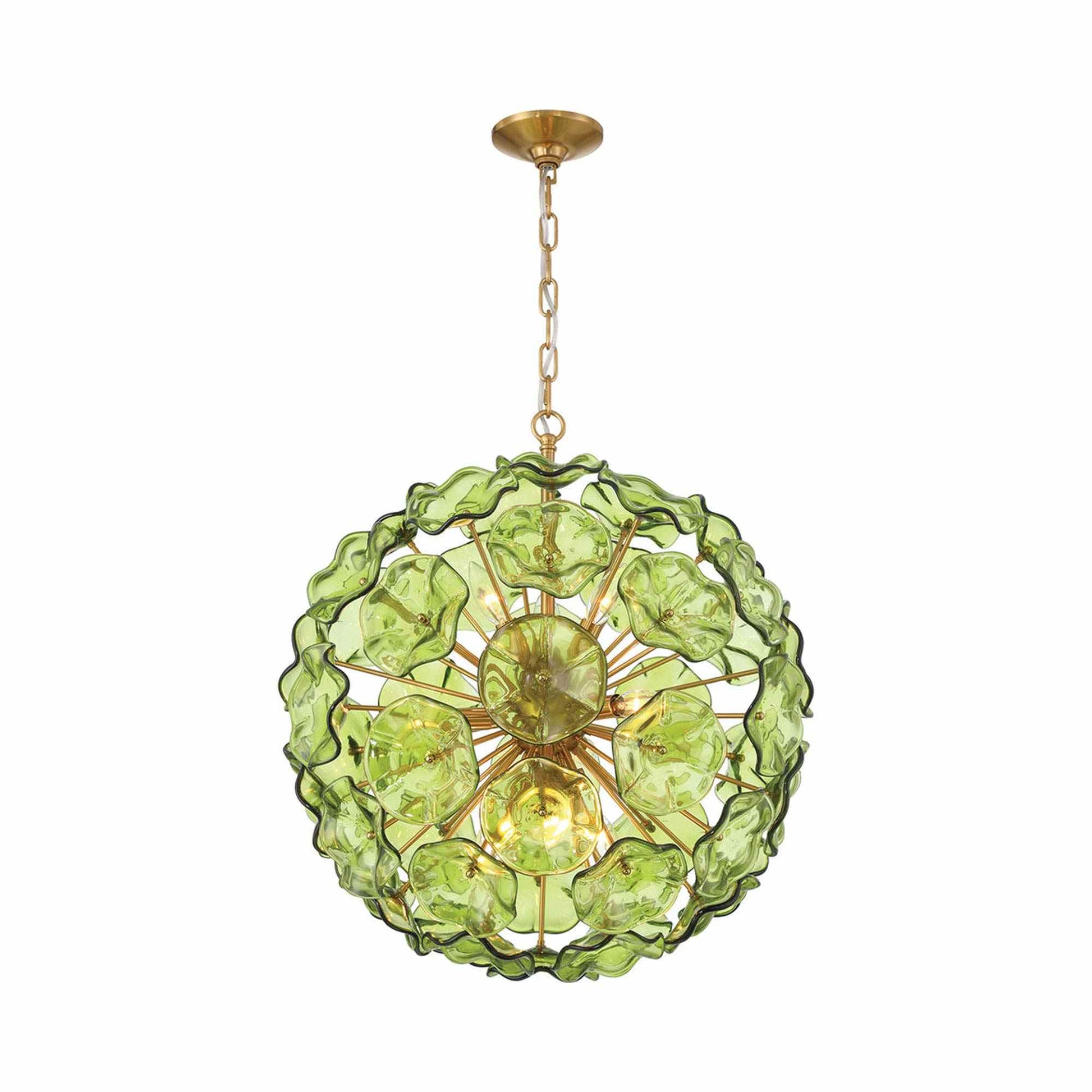 Esme Pendant Light in Green.