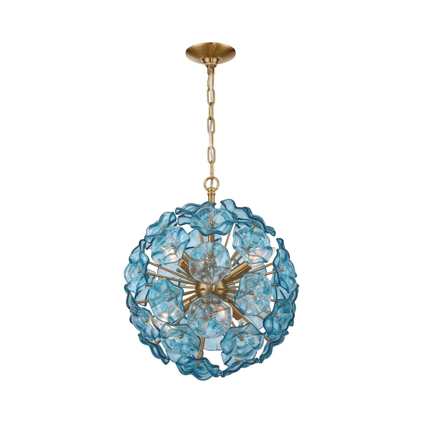 Esme Pendant Light in Blue (18.25-Inch).