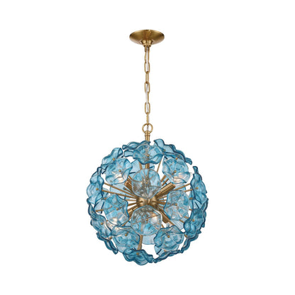 Esme Pendant Light in Blue (18.25-Inch).