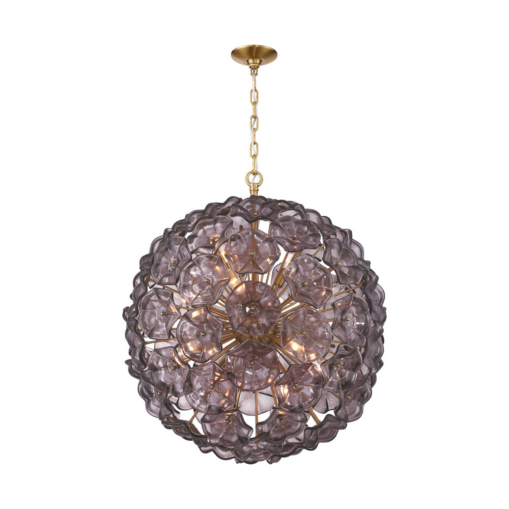 Esme Pendant Light in Smoke (28-Inch).