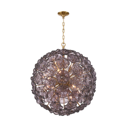 Esme Pendant Light in Smoke (28-Inch).