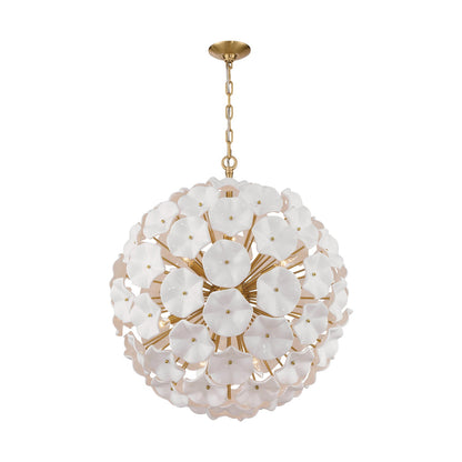 Esme Pendant Light in White (28-Inch).