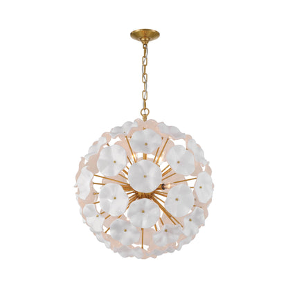 Esme Pendant Light in White.