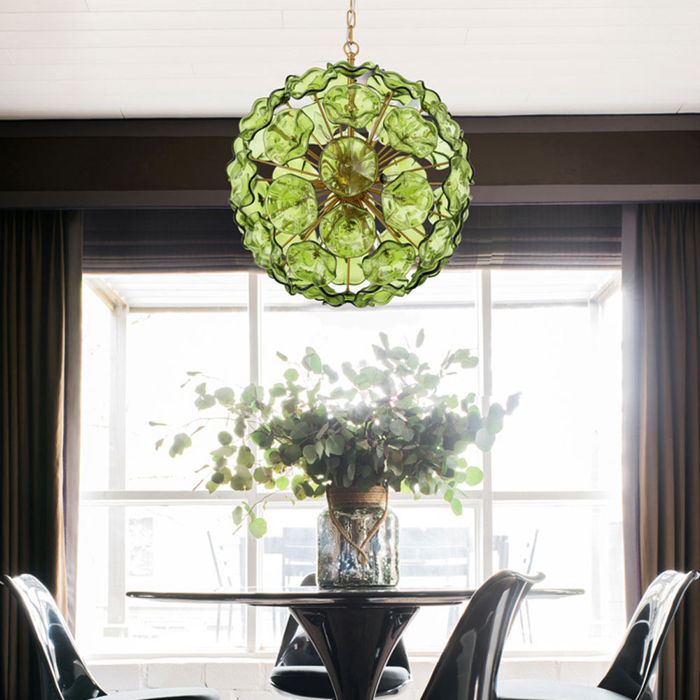 Esme Pendant Light in living room.