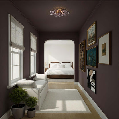 Esme Semi Flush Mount Ceiling Light in hallway.