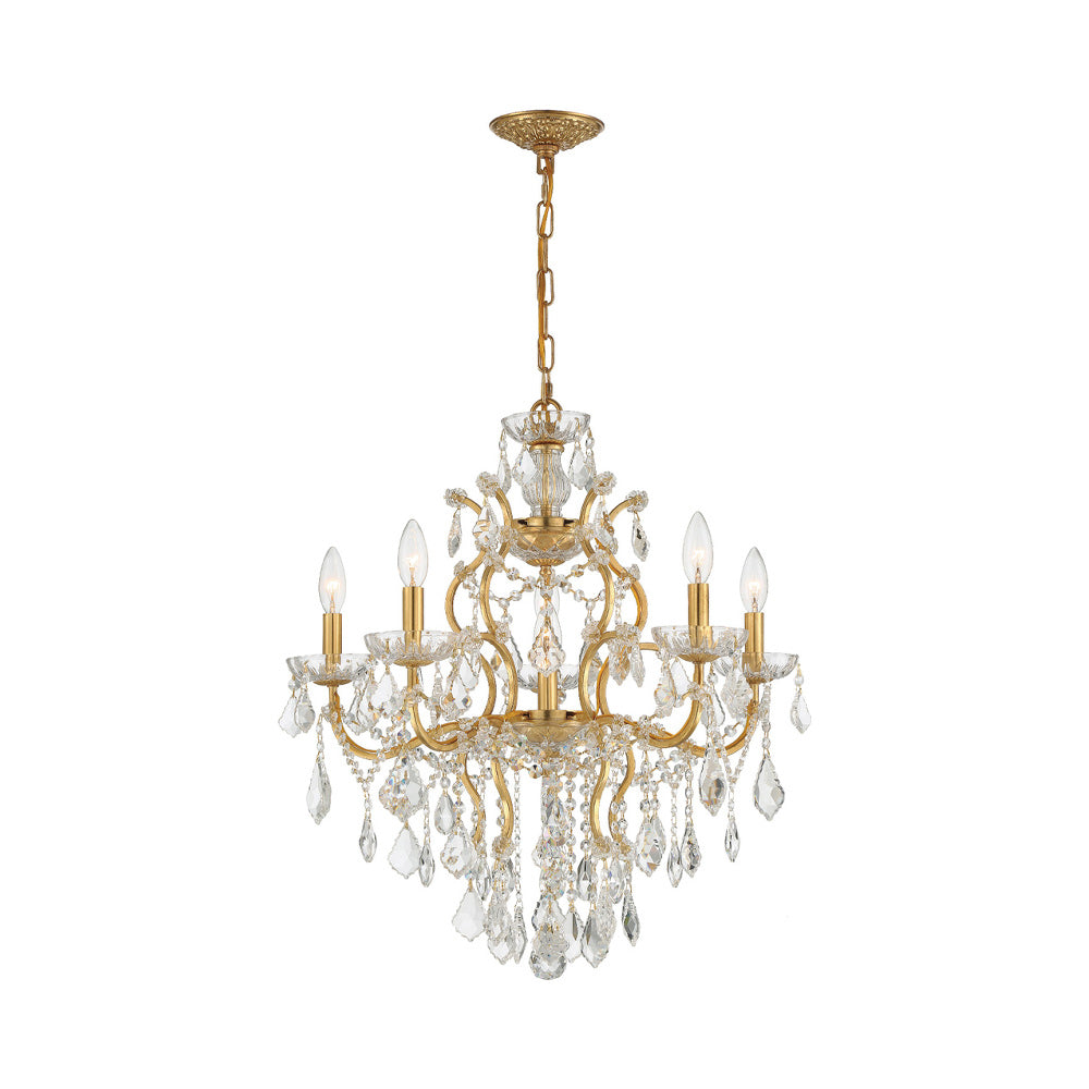 Filmore Chandelier in Hand Cut Crystal (6-Light).