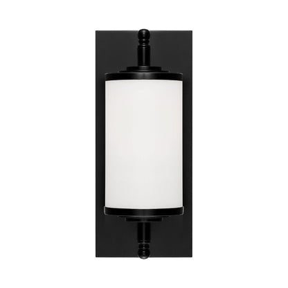 Foster Bath Vanity Light in Matte Black (12-Inch).