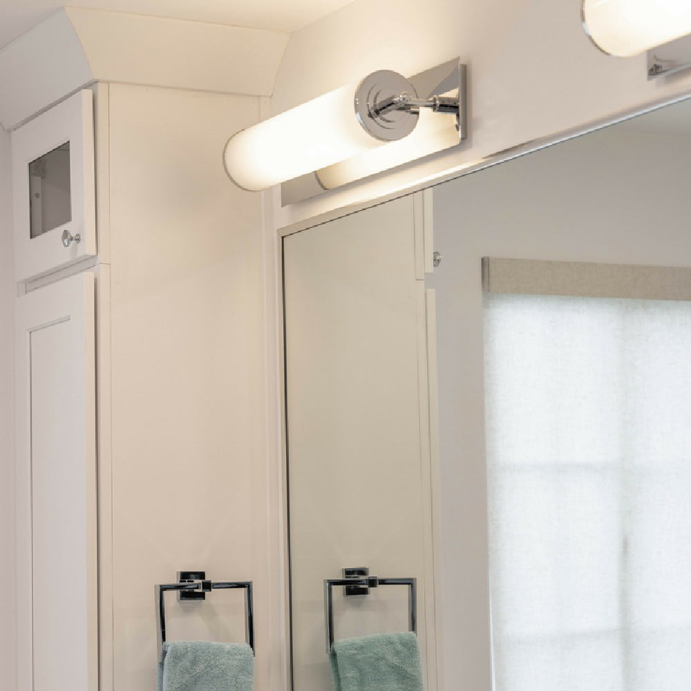 Foster Bath Vanity Light in bathroom.