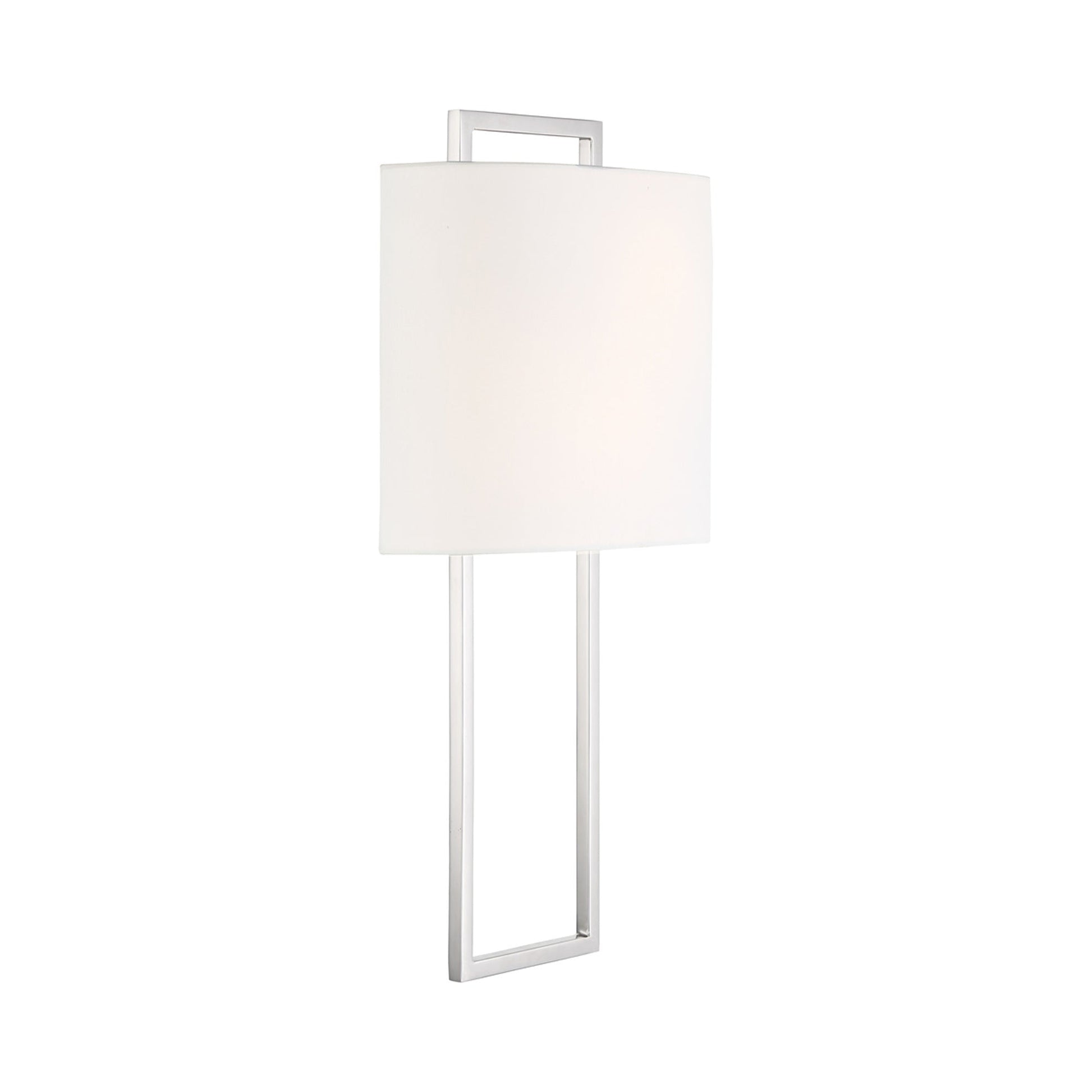 Fremont Wall Light in Polished Nickel.