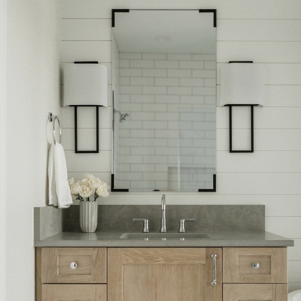 Fremont Wall Light in bathroom.