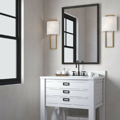 Fremont Wall Light in bathroom.