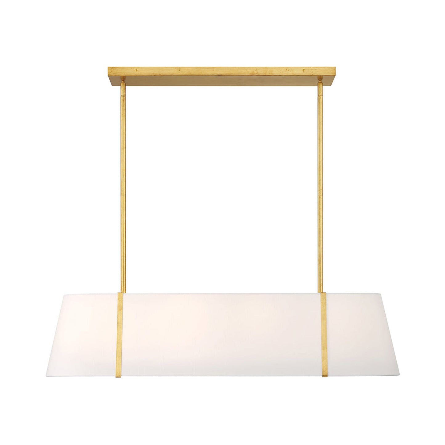 Fulton Linear Oval Chandelier.