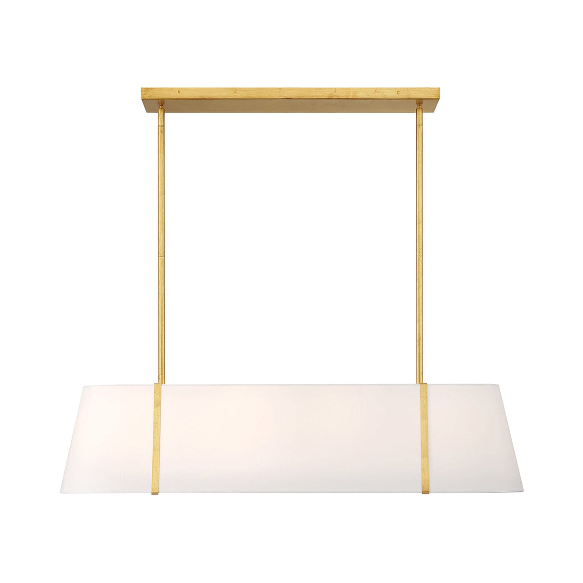 Fulton Linear Oval Chandelier.