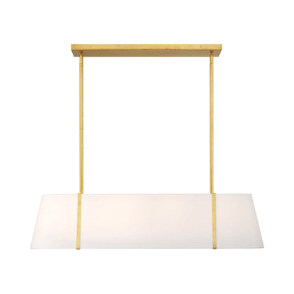 Fulton Linear Oval Chandelier.