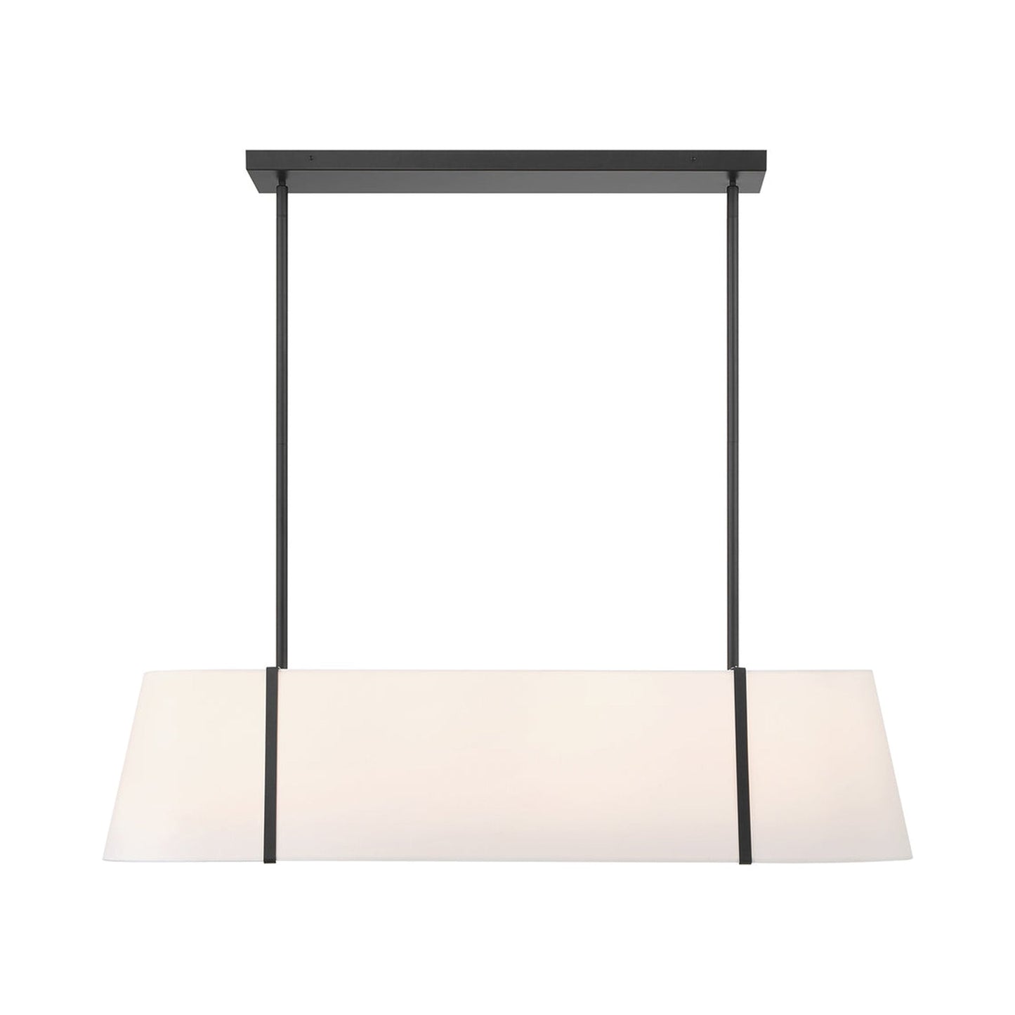 Fulton Linear Oval Chandelier in Detail.