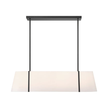 Fulton Linear Oval Chandelier in Detail.