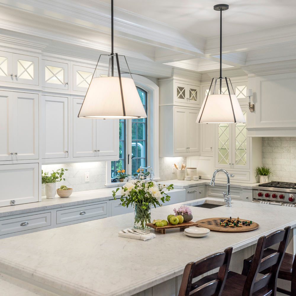 Fulton Pendant Light in dining room.