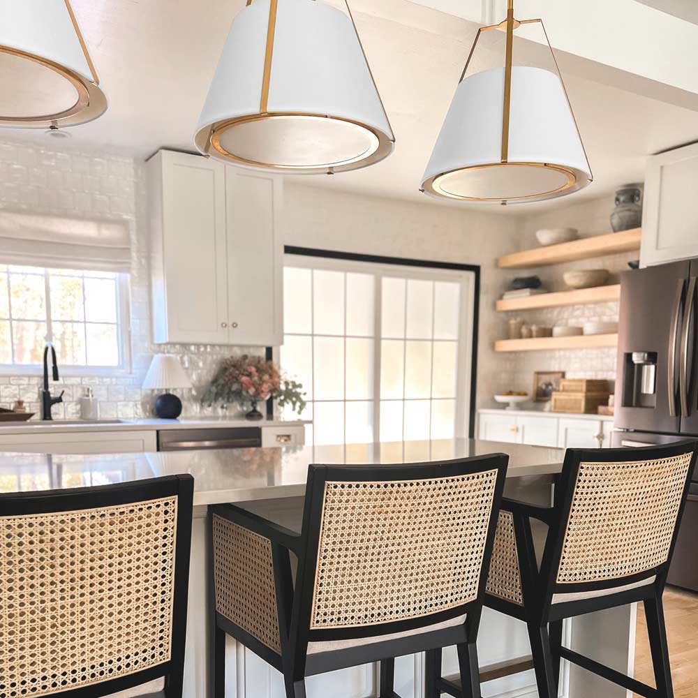 Fulton Pendant Light in dining room.