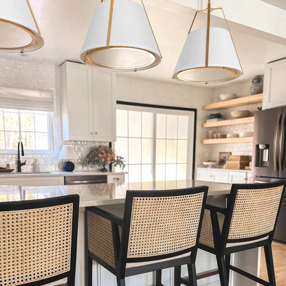 Fulton Pendant Light in dining room.