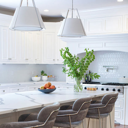 Fulton Pendant Light in dining room.