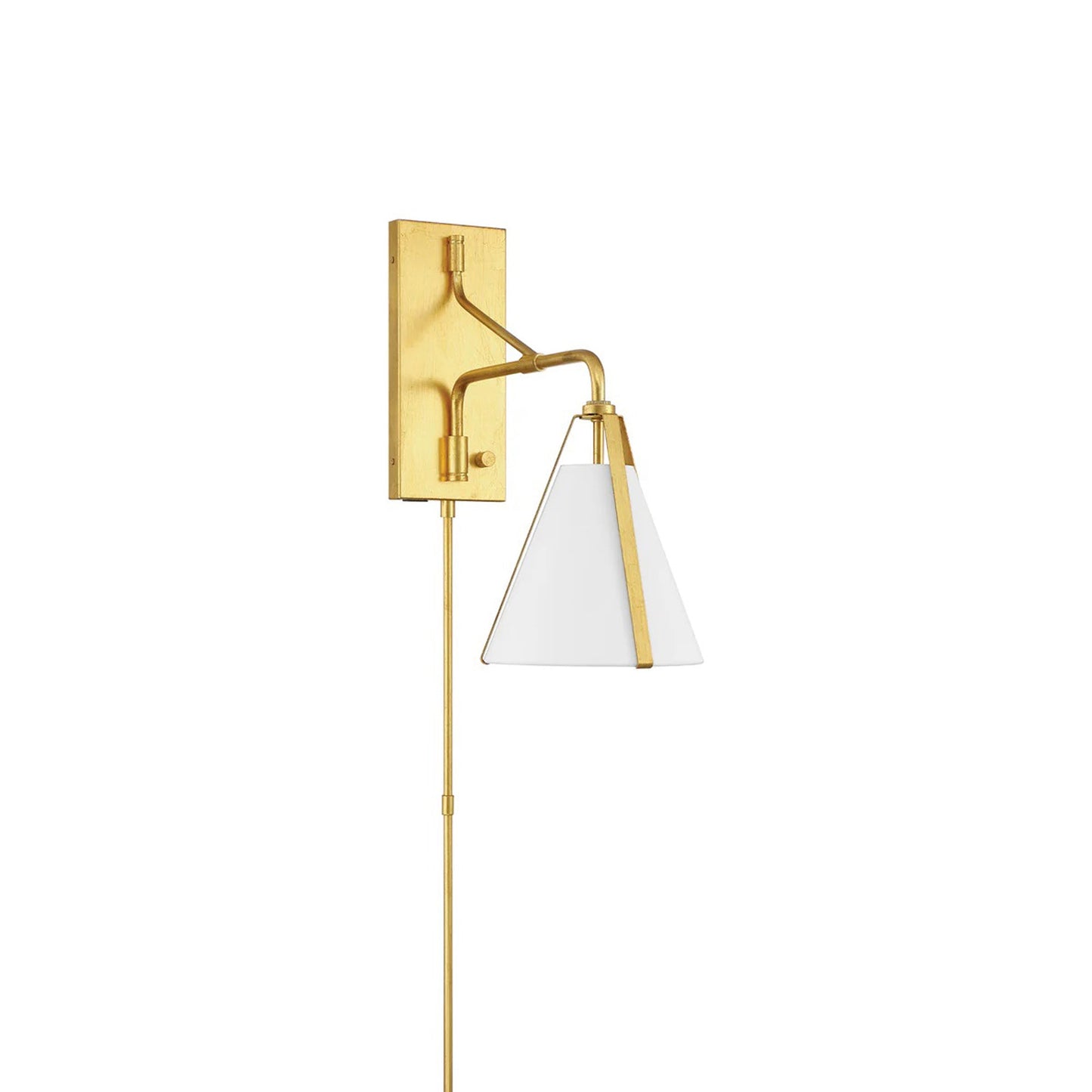 Fulton Wall Light in Antique Gold.