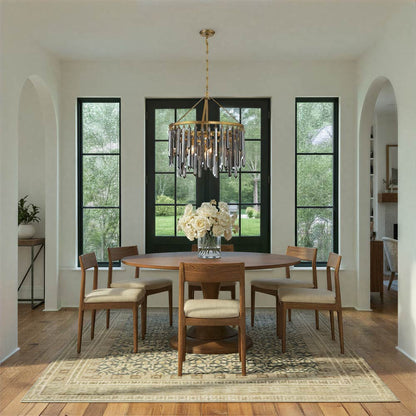 Gemma Chandelier in dining room.
