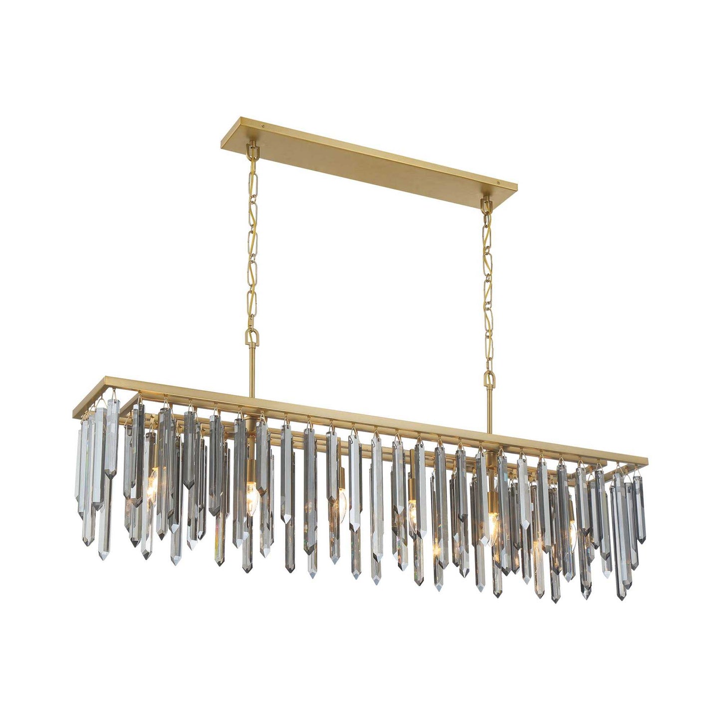 Gemma Linear Chandelier in Detail.