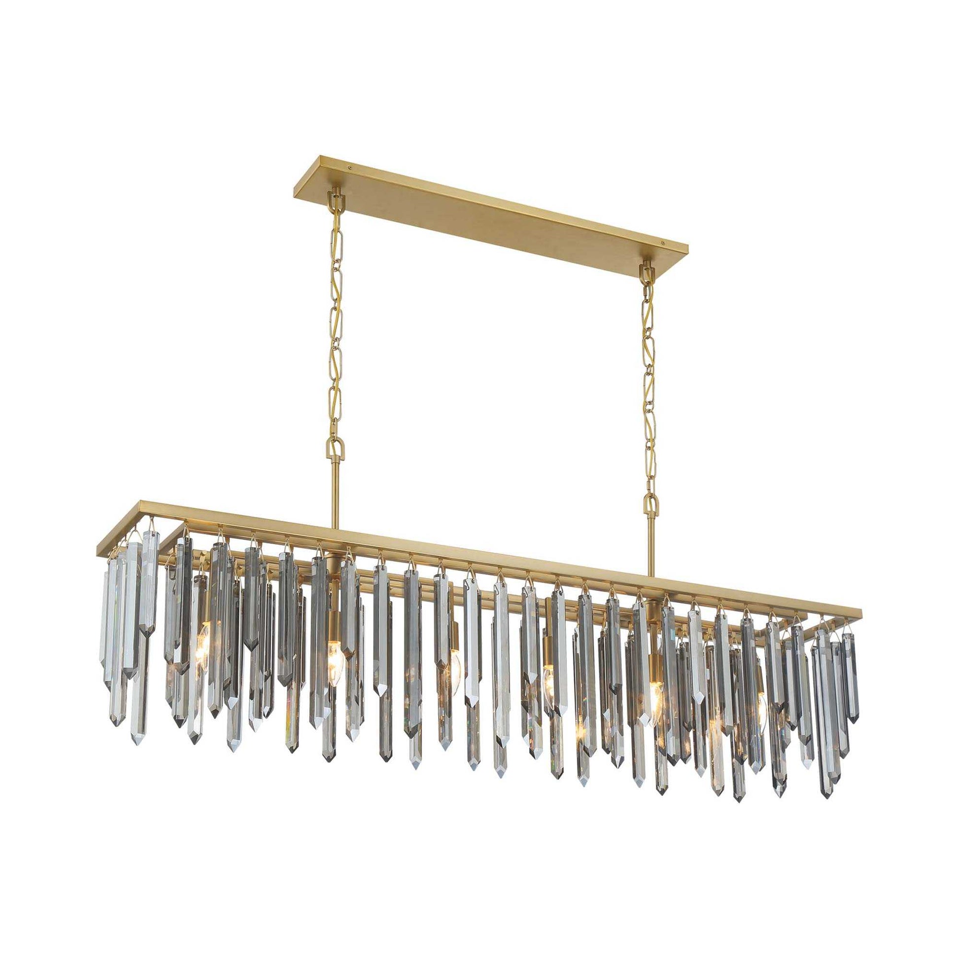 Gemma Linear Chandelier in Detail.