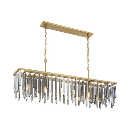 Gemma Linear Chandelier in Detail.