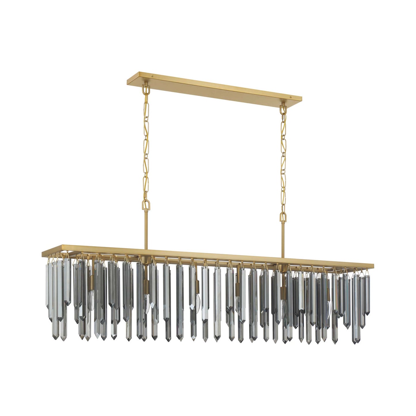 Gemma Linear Chandelier in Detail.