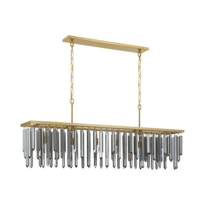 Gemma Linear Chandelier in Detail.