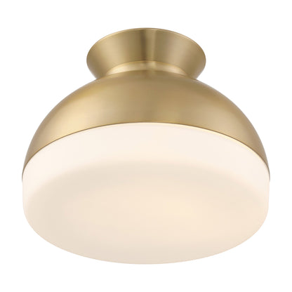 Gidget Flush Mount Ceiling Light in Vibrant Gold (15-Inch).