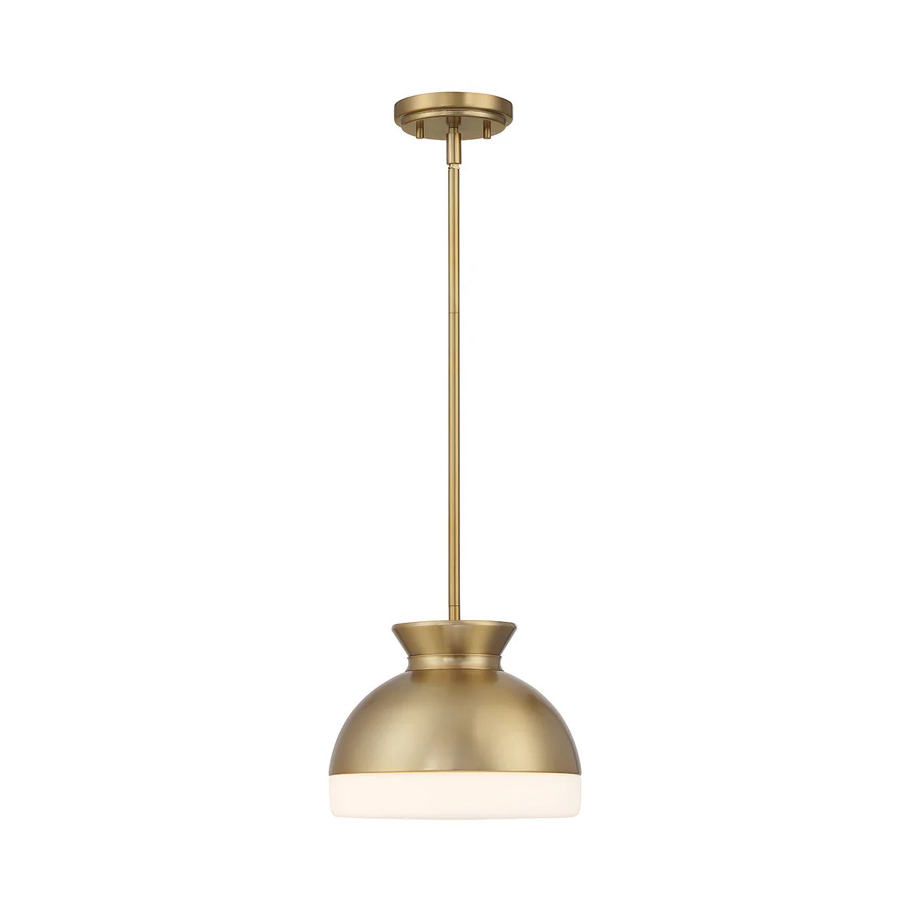 Gidget Mini Pendant Light in Vibrant Gold.