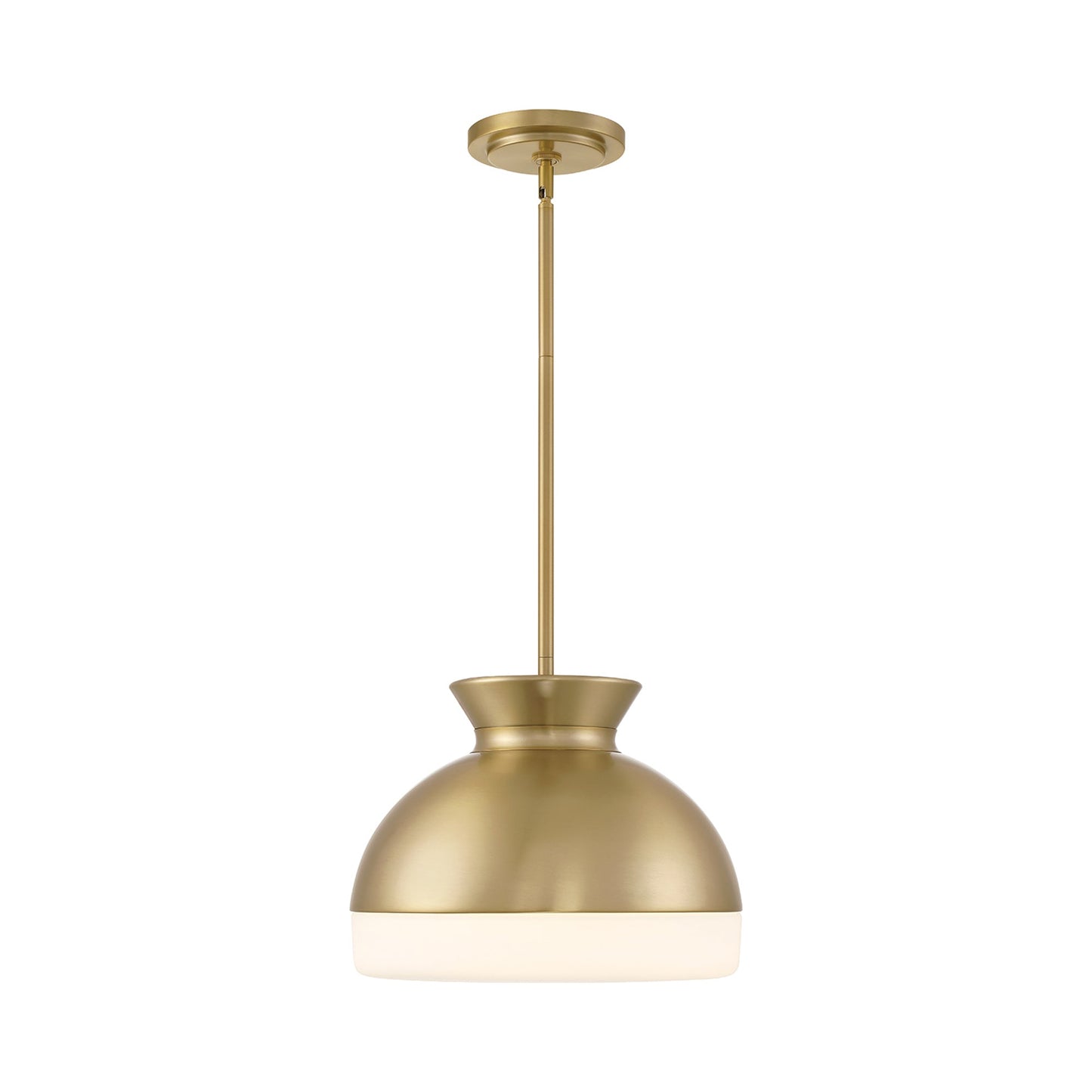 Gidget Mini Pendant Light in Vibrant Gold (15-Inch).