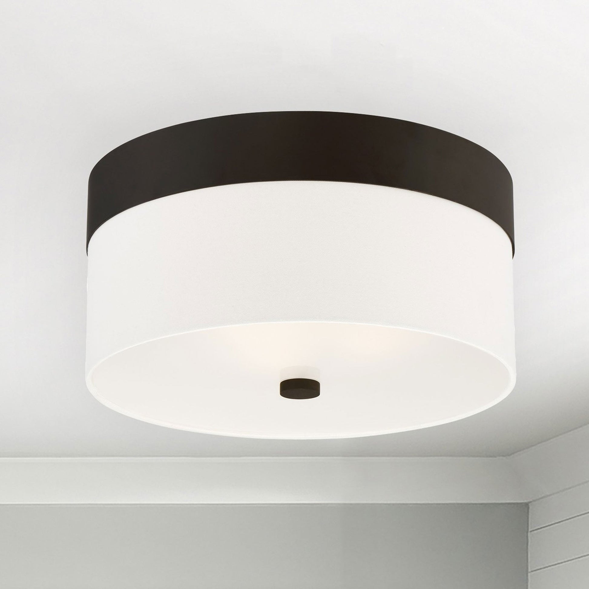 Grayson Flush Mount Ceiling Light in Detail.