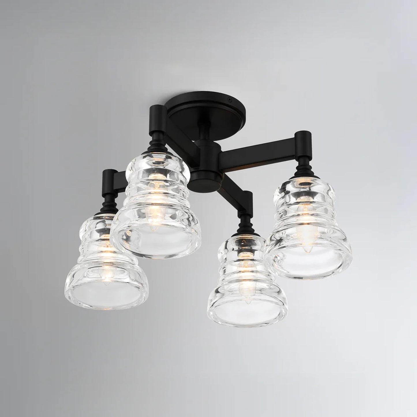 Gregory Multi Light Semi Flush Mount Ceiling Light in Detail.