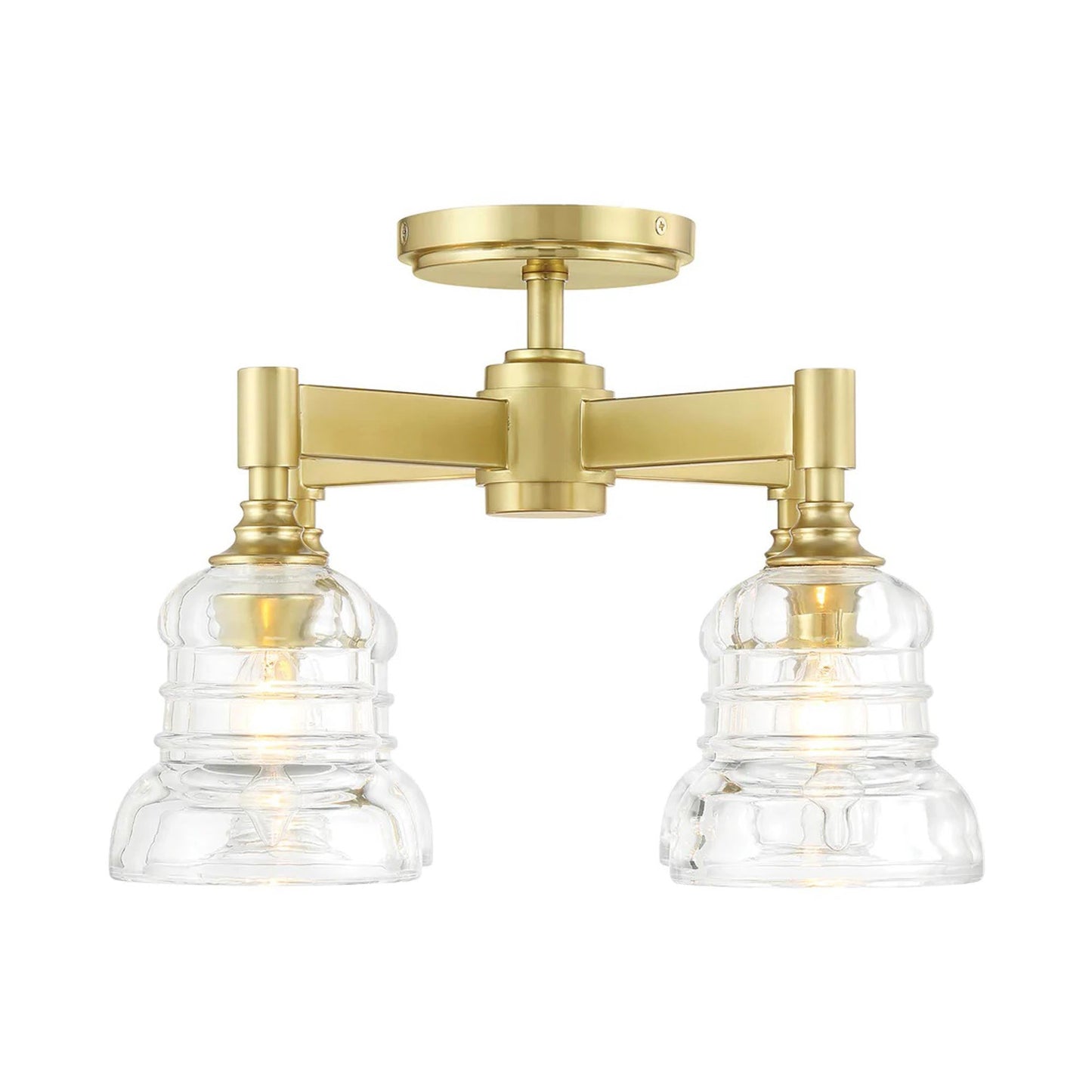 Gregory Multi Light Semi Flush Mount Ceiling Light in Detail.