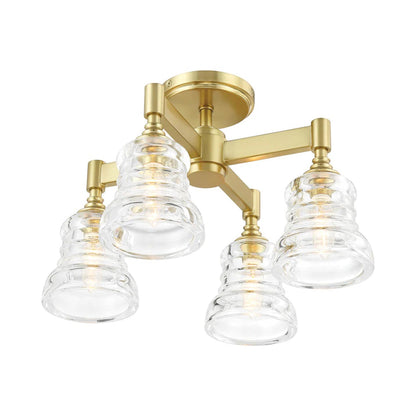 Gregory Multi Light Semi Flush Mount Ceiling Light in Detail.