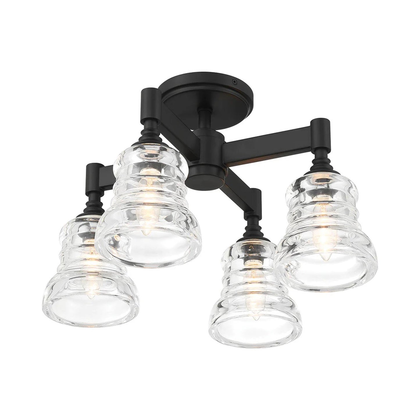 Gregory Multi Light Semi Flush Mount Ceiling Light in Detail.