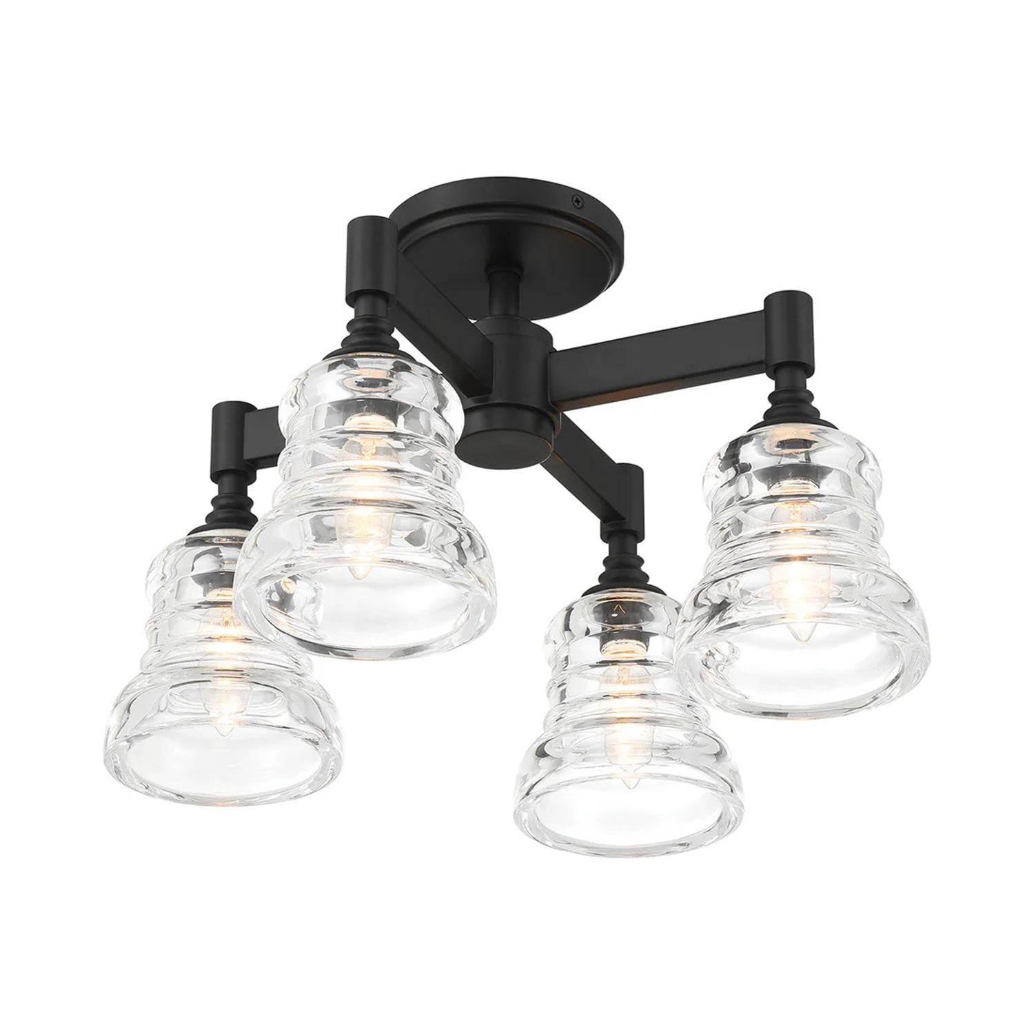 Gregory Multi Light Semi Flush Mount Ceiling Light in Detail.