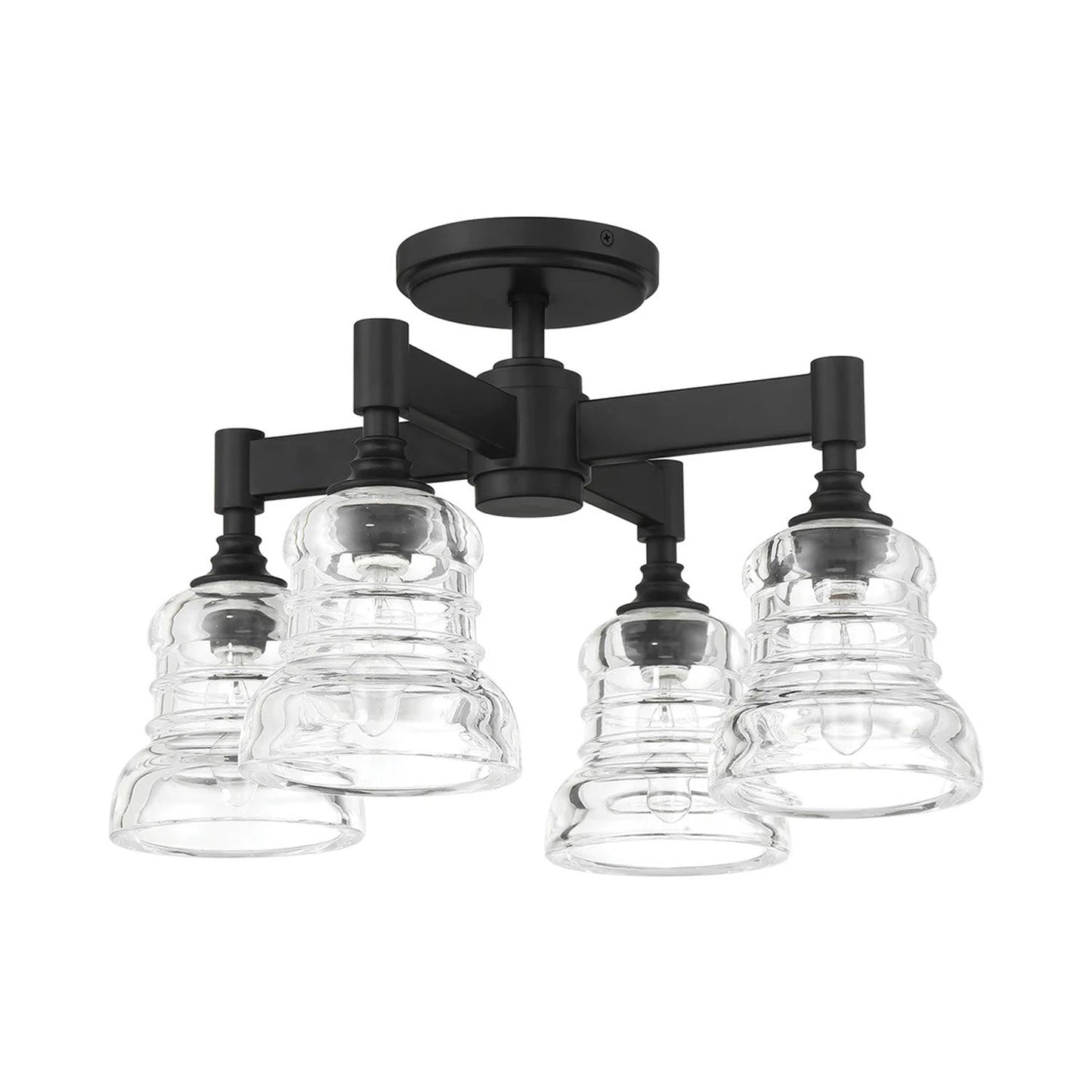 Gregory Multi Light Semi Flush Mount Ceiling Light in Detail.