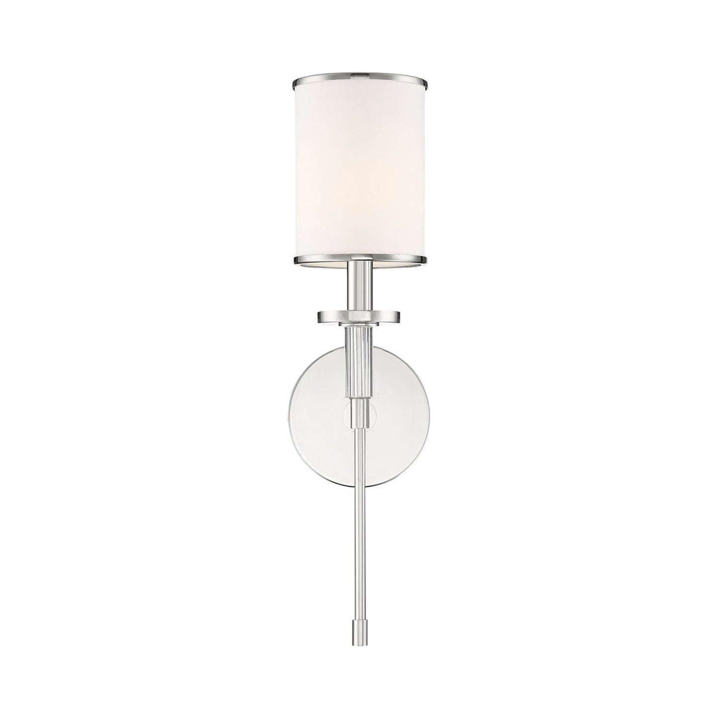 Hatfield Wall Light in Polished Nickel (1-Light).