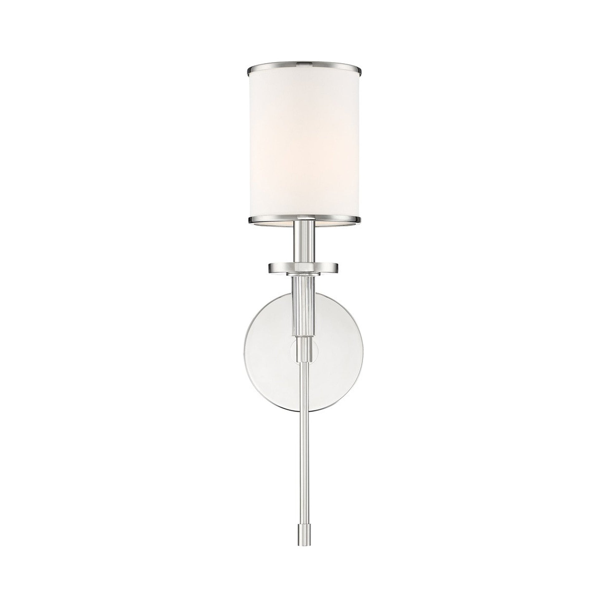 Hatfield Wall Light in Polished Nickel (1-Light).