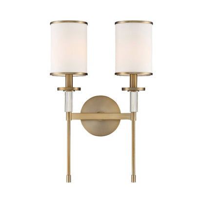 Hatfield Wall Light in Vibrant Gold (2-Light).