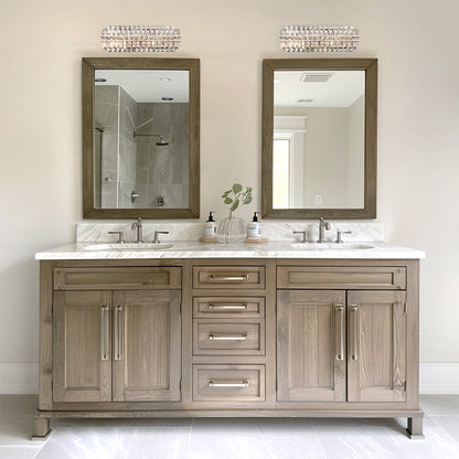 Hayes Bath Vanity Light in bathroom.