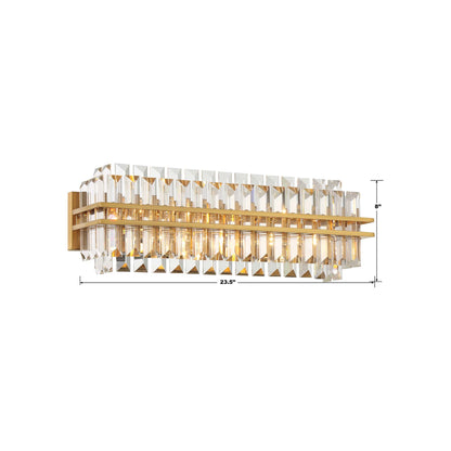 Hayes Bath Vanity Light - line drawing.