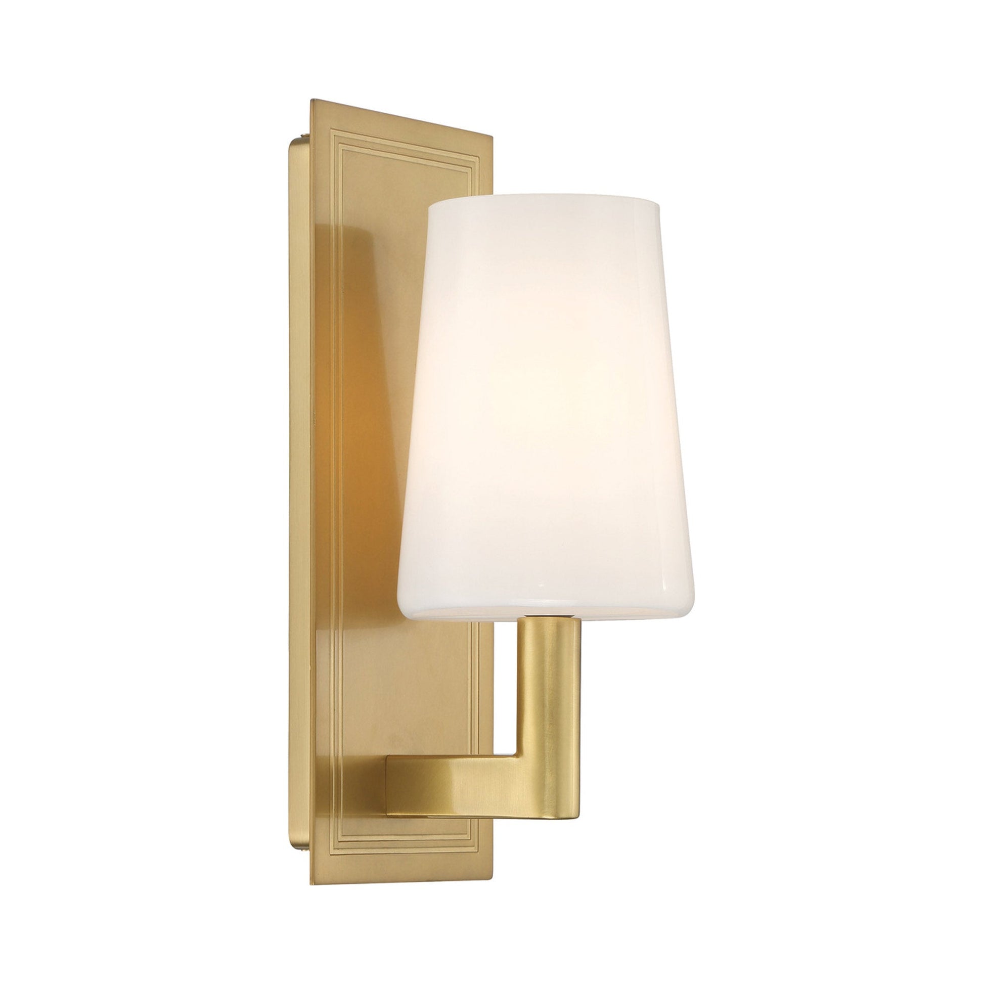 Hogan Wall Light in Aged Brass.