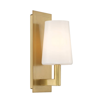 Hogan Wall Light in Aged Brass.