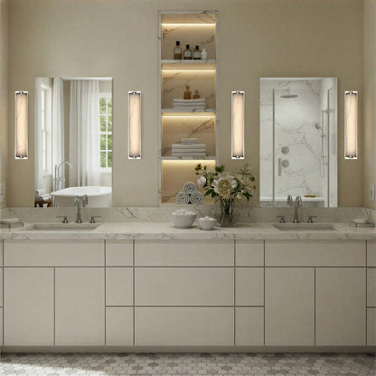 Jarvis LED Wall Light in bathroom.