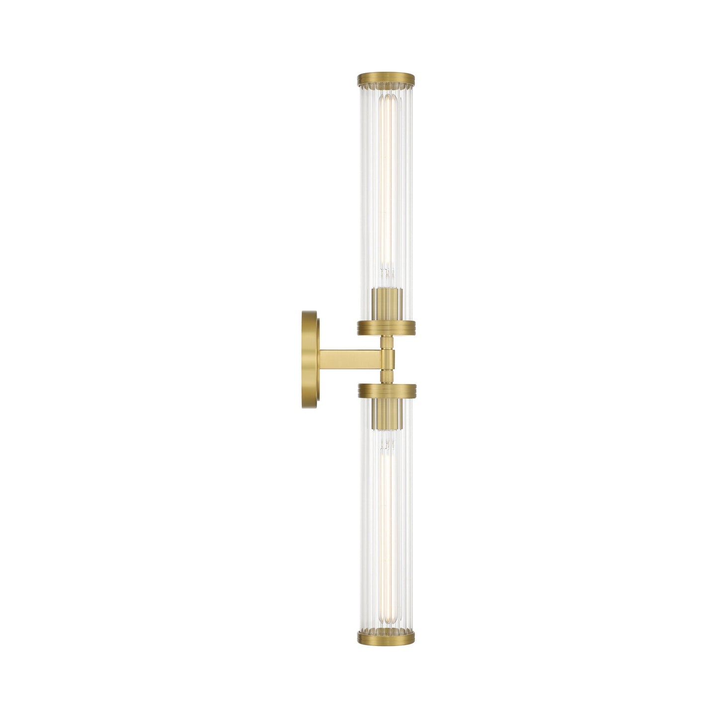 Jarvis Ribbed Wall Light in Detail.